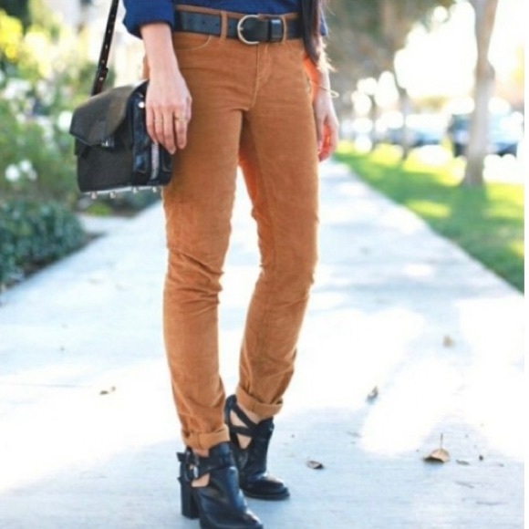mustard corduroy pants